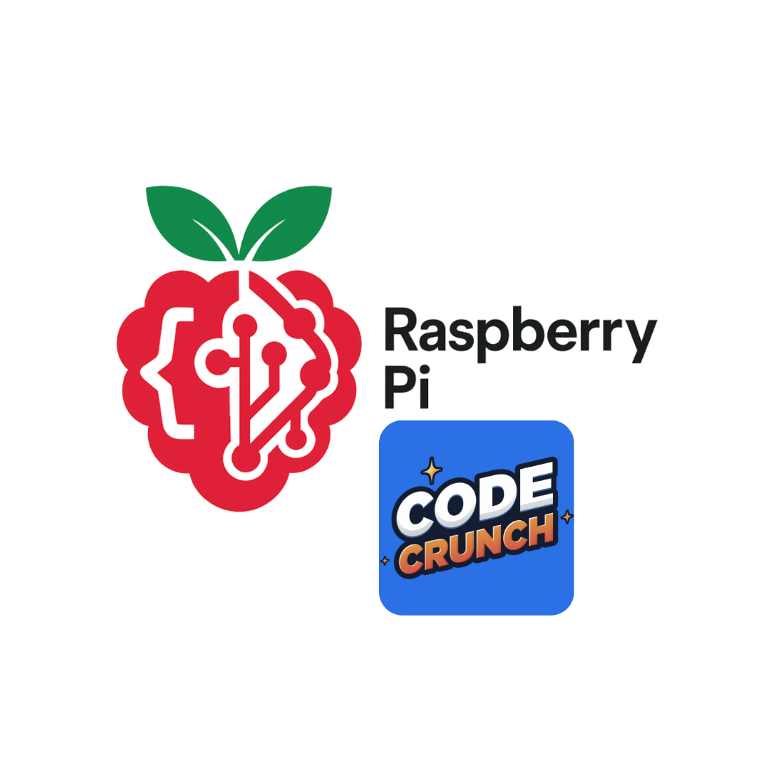 Raspberry Pi Code Crunch logo